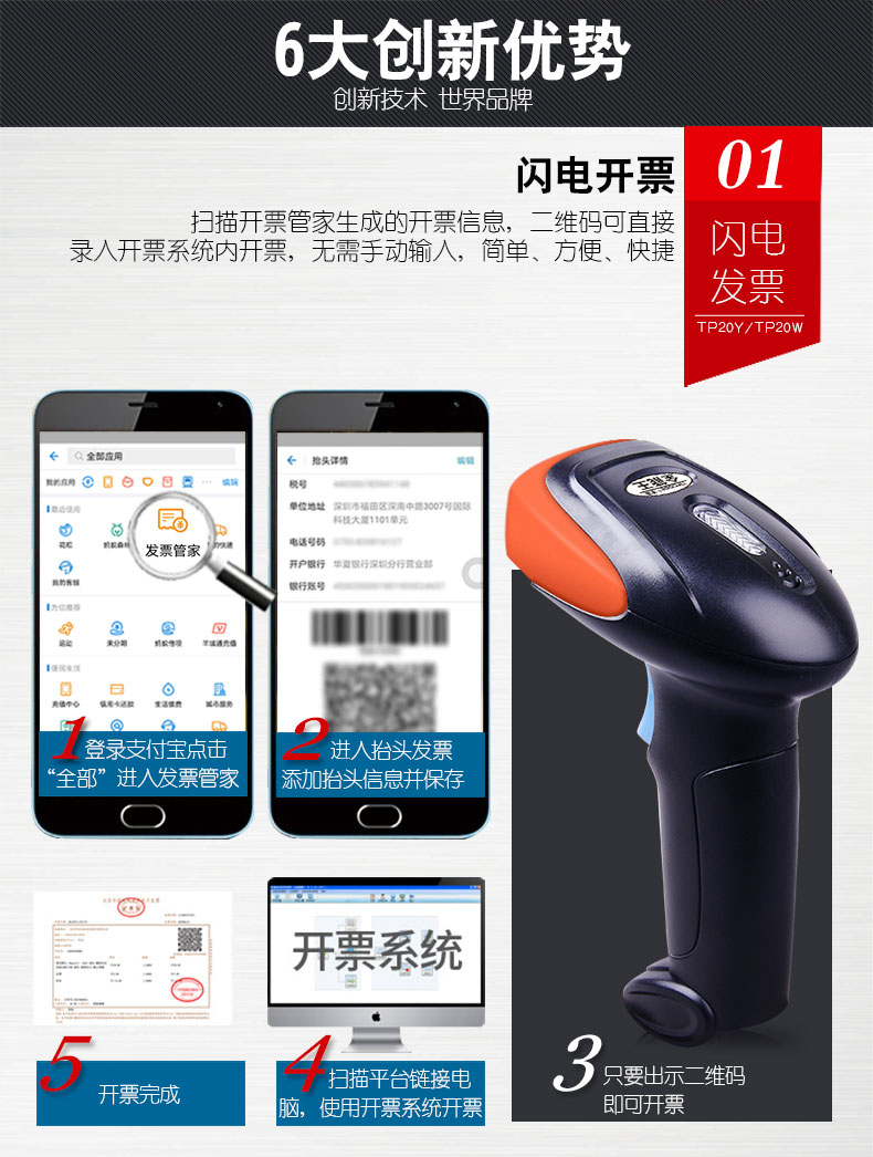 全能王TP20Y掃描槍 全能王TP20Y掃描槍