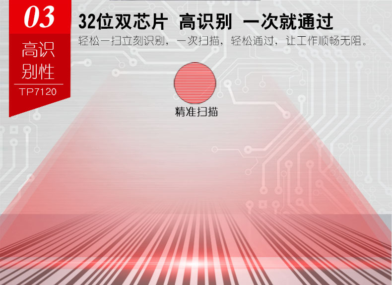 商超王TP7120掃描平臺